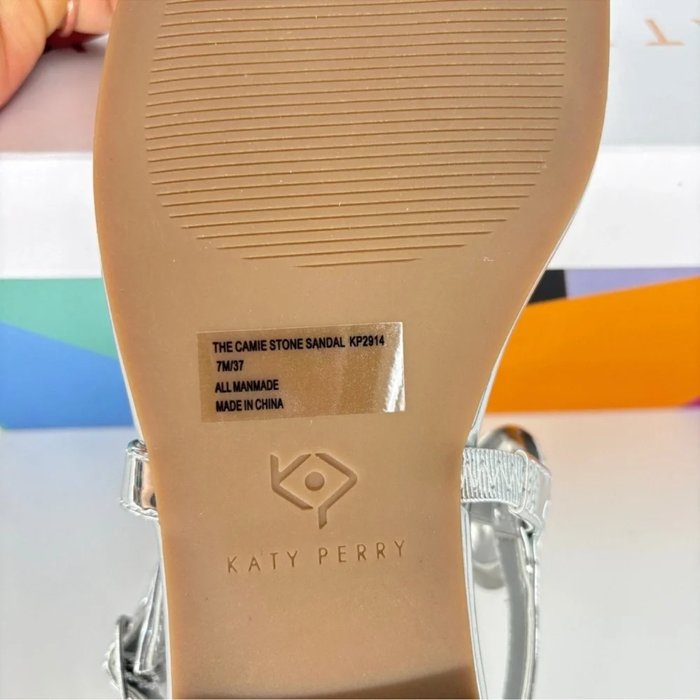 New With Box Katy Perry Collections Camie Stone Sandals Size 7 - Picture 5 of 6